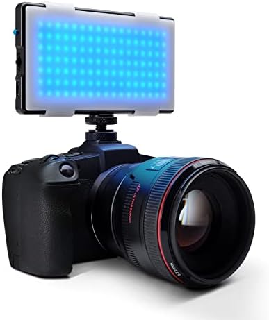 Lume Cube RGB לוח PRO וחצובה עמדת אור 5ft מתכווננת | אור LED הניתן להרכבה בצבע מלא עבור מצלמות DSLR מקצועיות